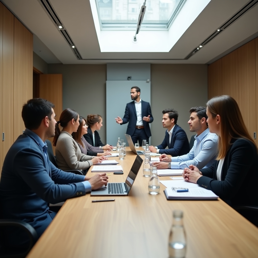 Команда компании на обучении по финансовой грамотности